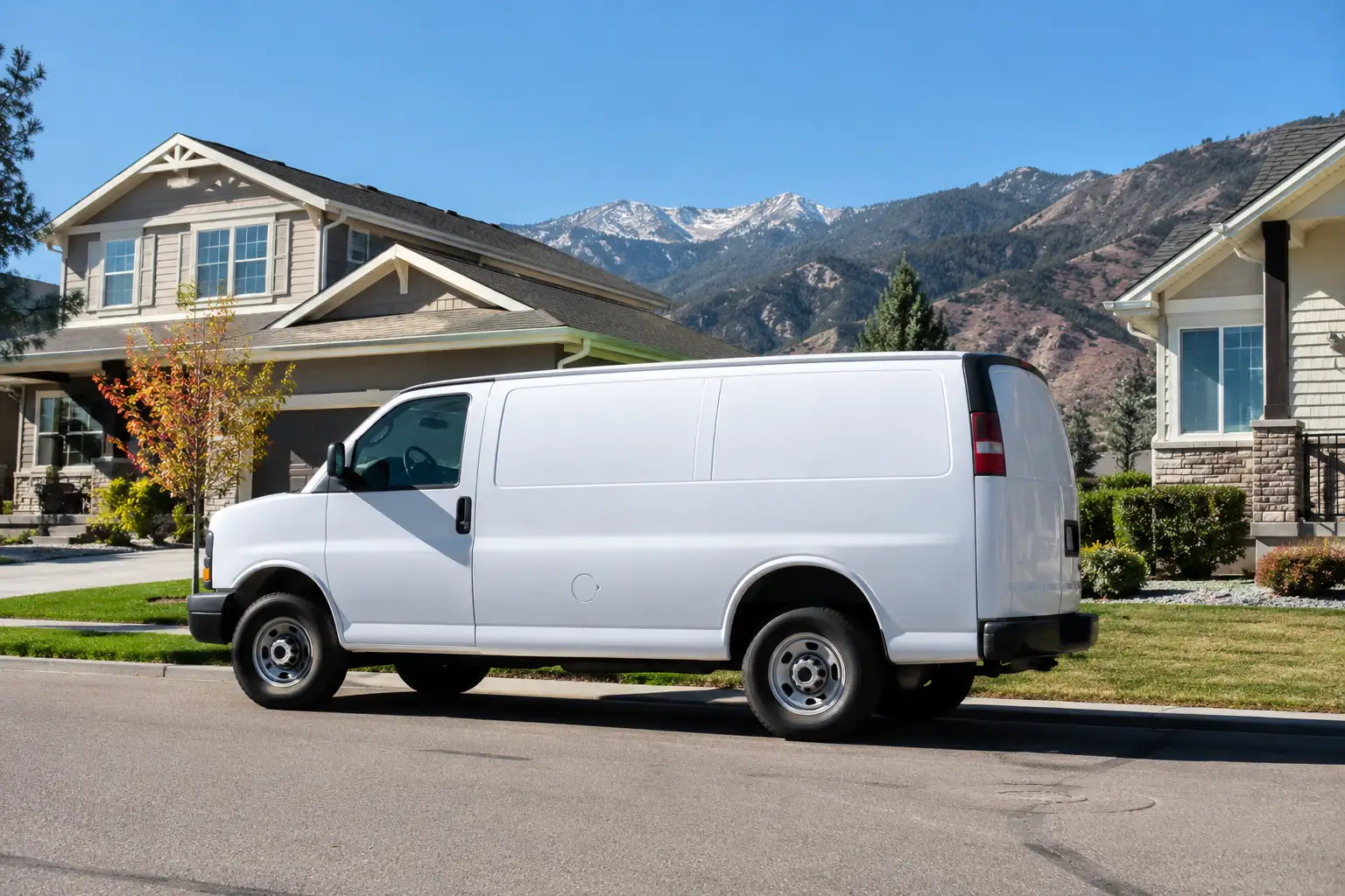 Steel City Restoration service van in Pueblo, Colorado